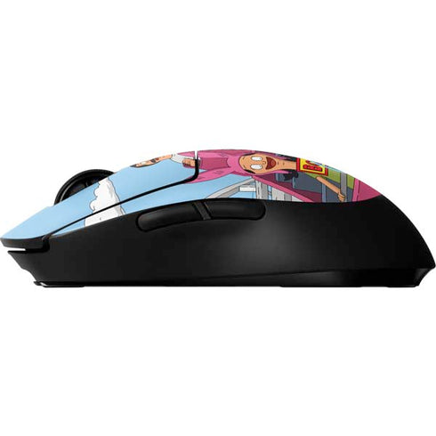 Bobs Burgers Roller Coaster G Pro Wireless Gaming Mouse Skin